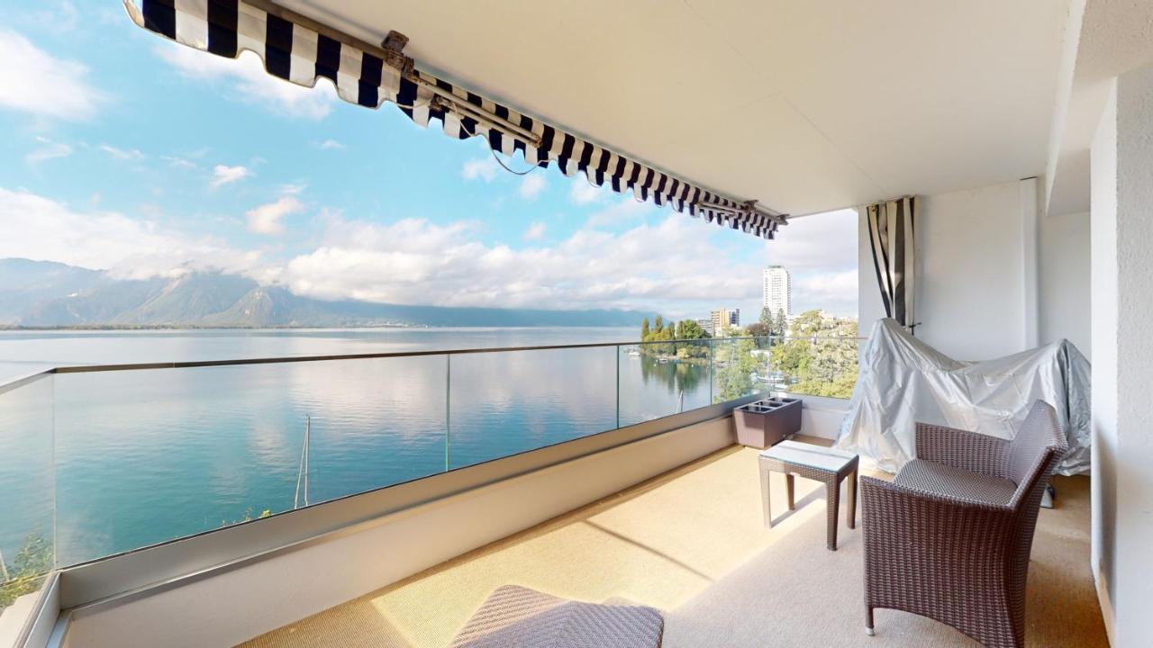 Lakefront Apartment With Exceptional View Territet Εξωτερικό φωτογραφία