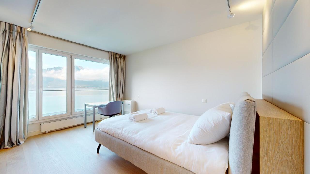 Lakefront Apartment With Exceptional View Territet Εξωτερικό φωτογραφία